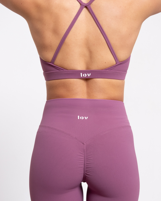 SOFIA SPORTS BRA EN PURPURA