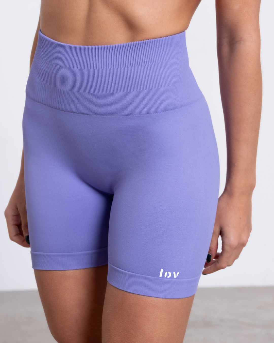 POPPY CYCLING SHORTS IN PURPLE