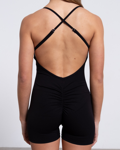 CHLOE BLACK SPORTY JUMPSUIT