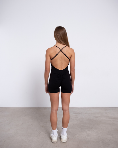 CHLOE BLACK SPORTY JUMPSUIT