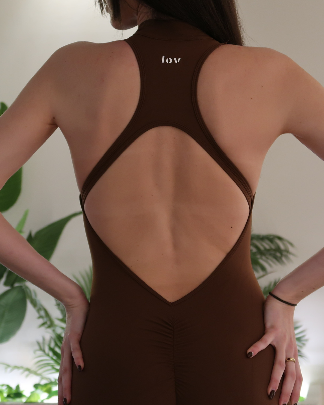 IVY SPORTY OVERALL IN BROWN