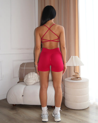 ISLA SPORTS SHORTS IN RASPBERRY